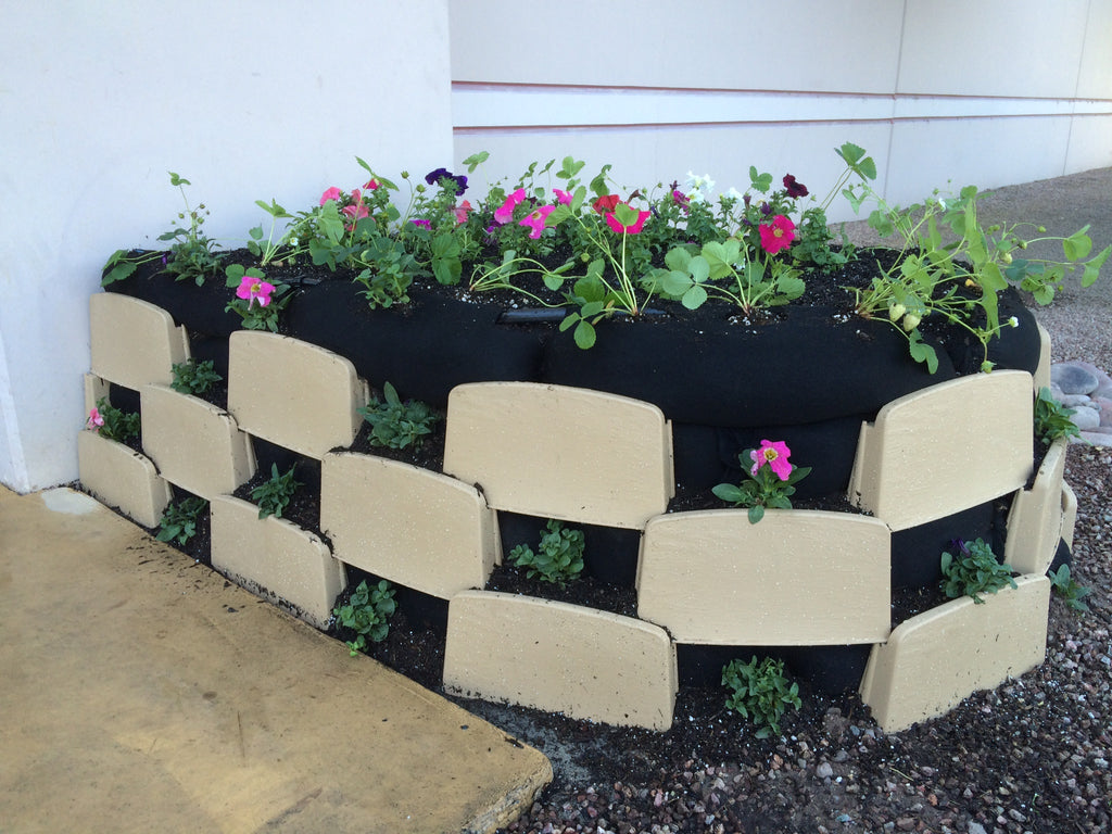 Circular and Raised Flowerbed Applications | Living Retaining Wall Blocks
